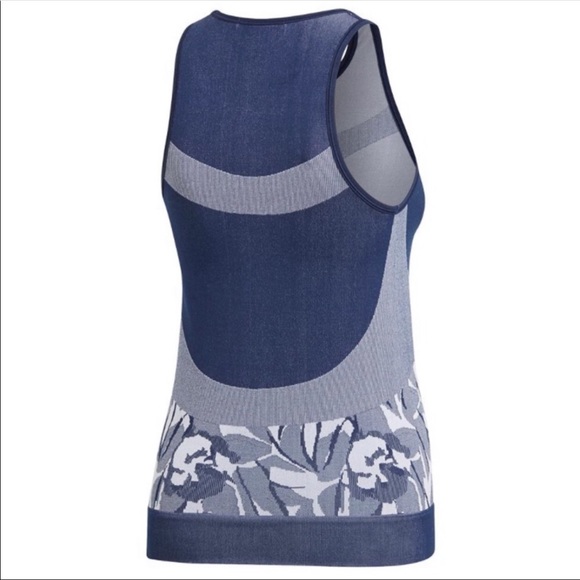 NWT Adidas by Stella McCartney Seamless court Blue XS - Picture 7 of 13